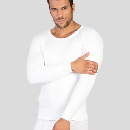 Camiseta interior manga larga algodón de invierno