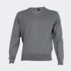 Jersey Pullover hombre clásico gris medio