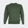 Jersey Pullover hombre clásico verde