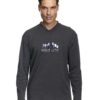 Pijama hombre felpa con dibujo 'Nigth City' gris