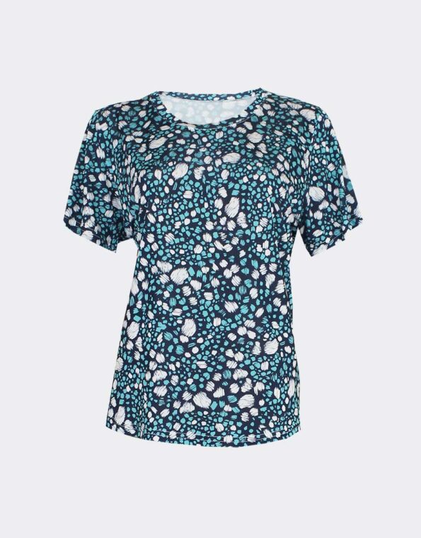 Camiseta mujer punto manga corta clásica