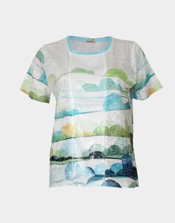 Camiseta manga corta mujer fresca