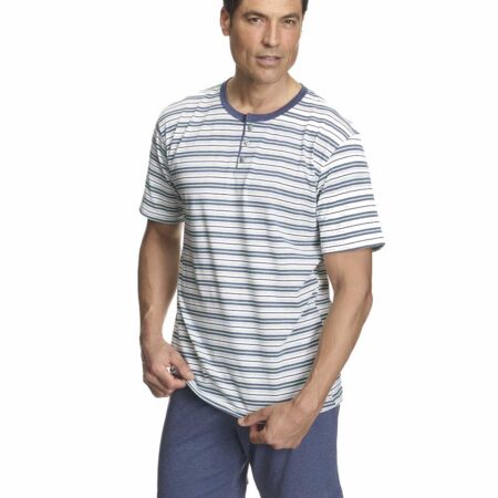 Pijama hombre punto VERANO corto con abertura