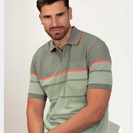Polo hombre manga corta tejido piqué