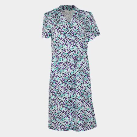 Bata vestido mujer manga corta de bambula