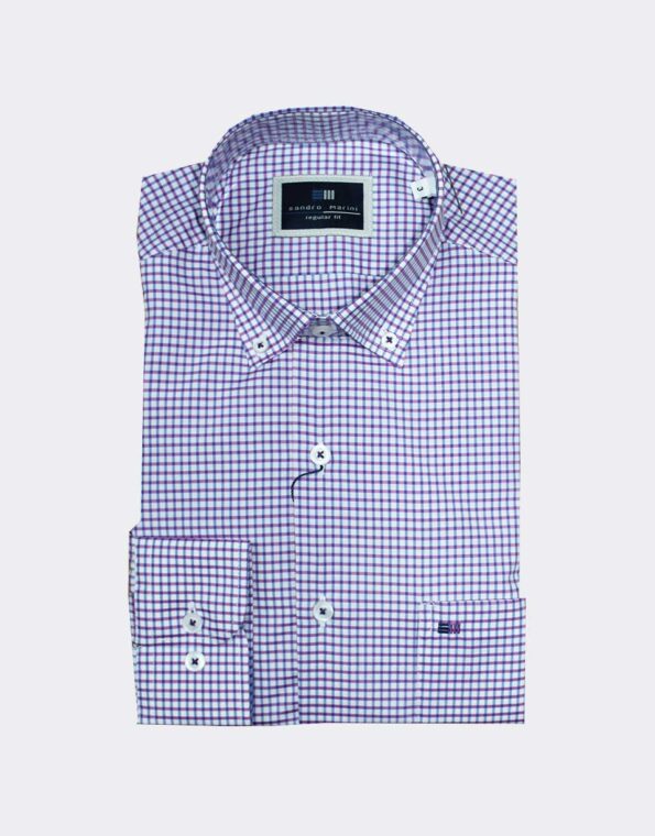 camisa manga larga tela fina patron clasico