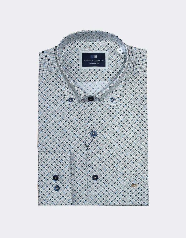 Camisa MANGA LARGA hombre tela fina patron clasico