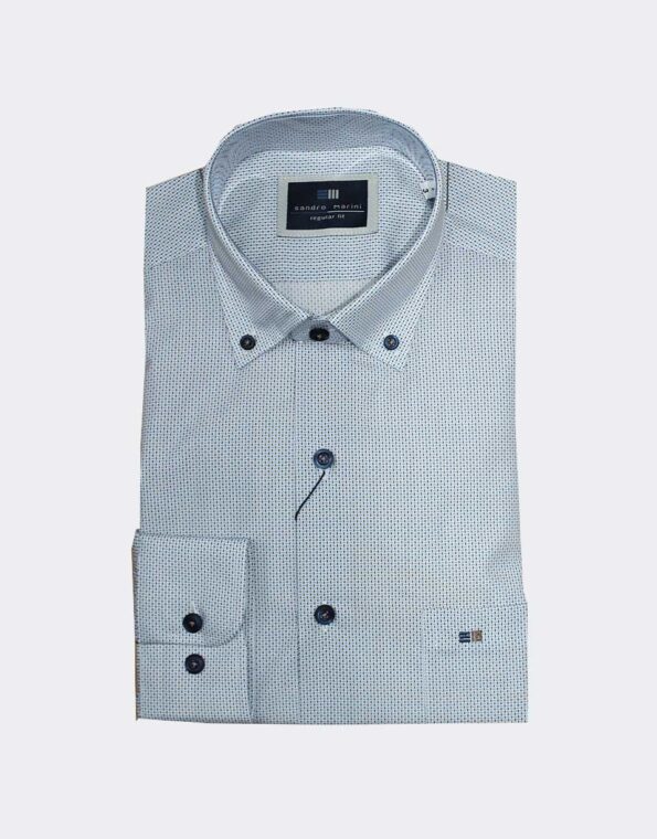 camisa manga larga fina patron clasico