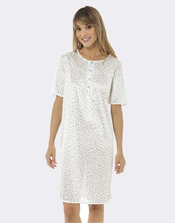 Camisón mujer punto SEDA corta