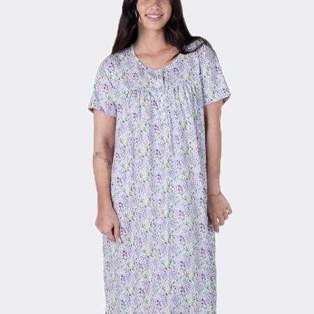 Camisón mujer manga corta punto algdon