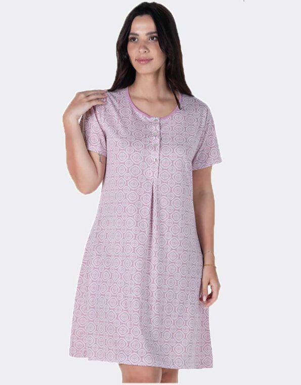 Camisón manga corta algodon