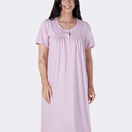 Camisón manga corta mujer algodon