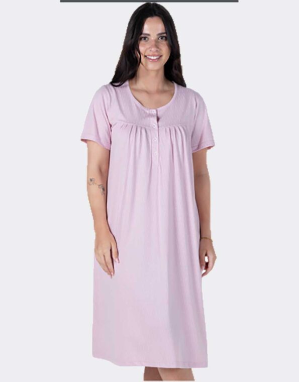 Camisón manga corta mujer algodon