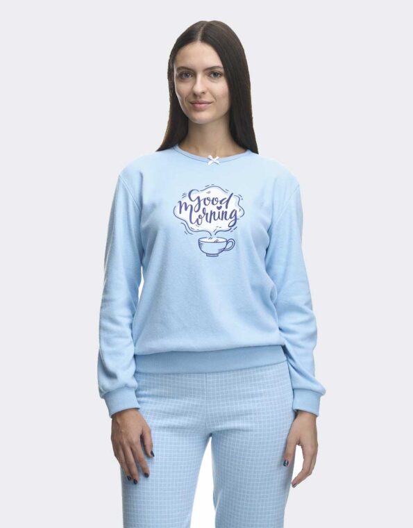 Pijama felpa gruesa de mujer