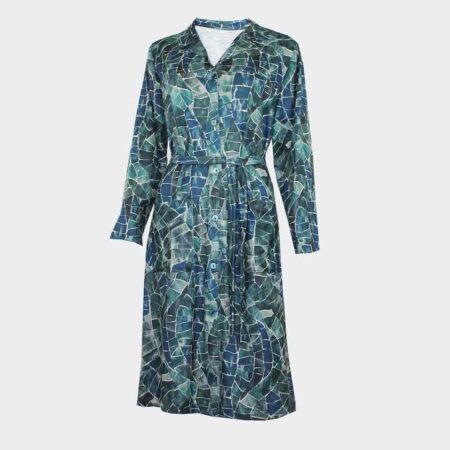 Bata vestido mujer de punto