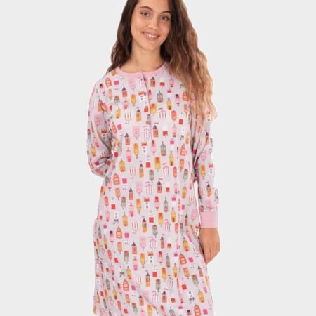 Camisón de mujer punto felpa