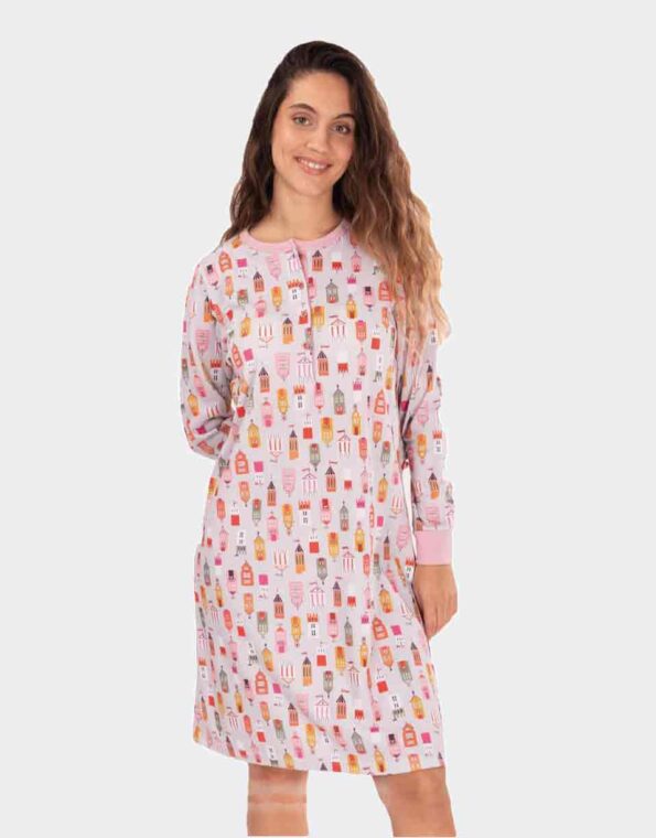 Camisón de mujer punto felpa
