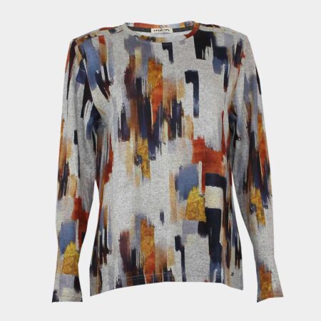 Camiseta mujer punto estampado
