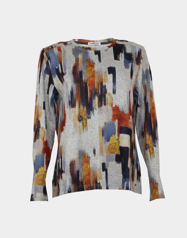 Camiseta mujer punto estampado