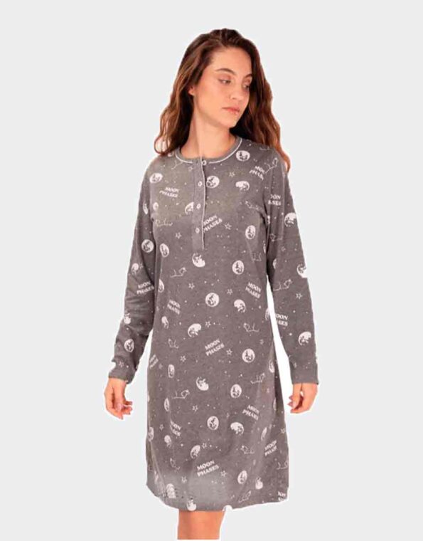 Camisón mujer en punto fino
