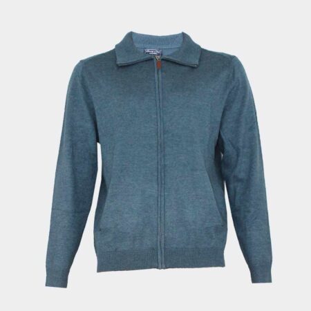 Chaqueta de hombre punto fino