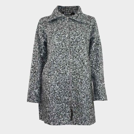Chaquetón de mujer con cremallera punto