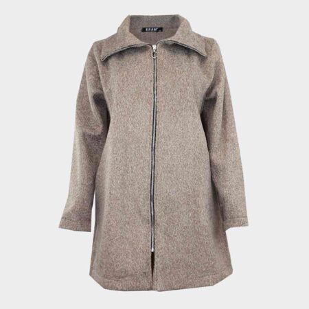 Chaquetón de mujer punto con cremallera