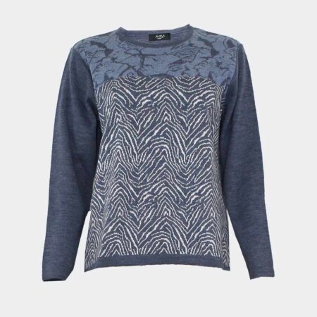 Jersey de mujer cuello redondo