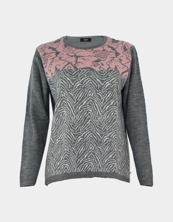 jersey mujer cuello redondo