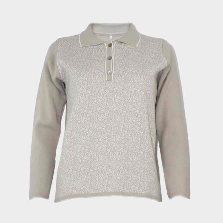 Jersey de polo mujer punto acrílico