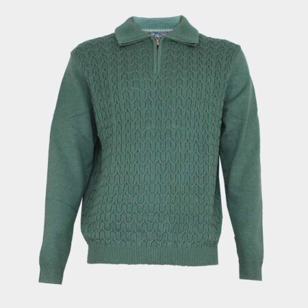 Polo hombre punto grueso algodon