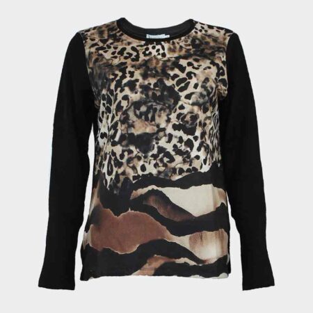 Jersey de mujer punto estampada