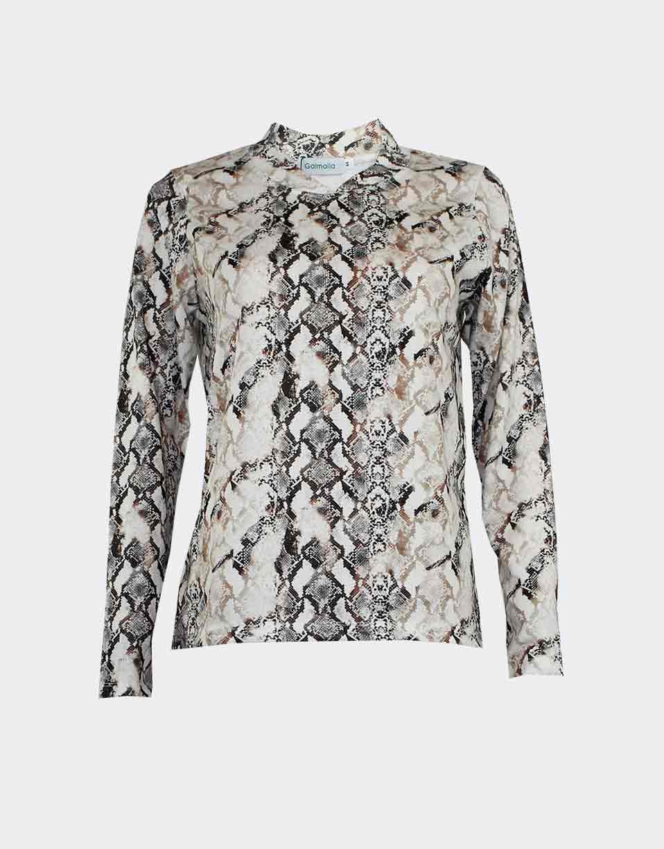 camiseta mujer punto estampada