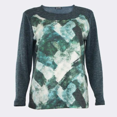 Camiseta de mujer punto cuello redondo