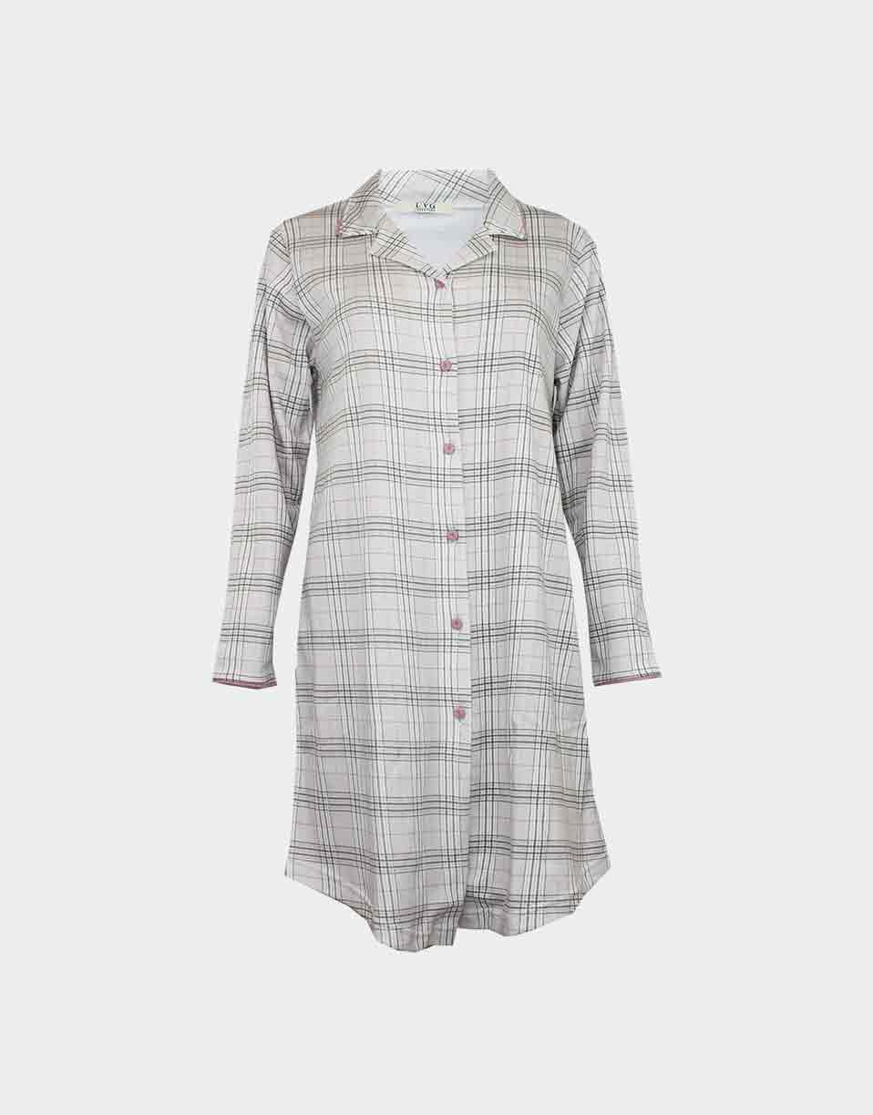 camison mujer abierto punto felpa