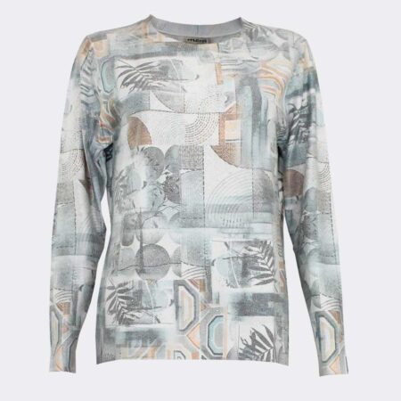 Jersey de mujer punto fino con pequeñas lentejuelas