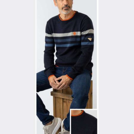 Jersey de hombre punto algodón cuello redondo privata