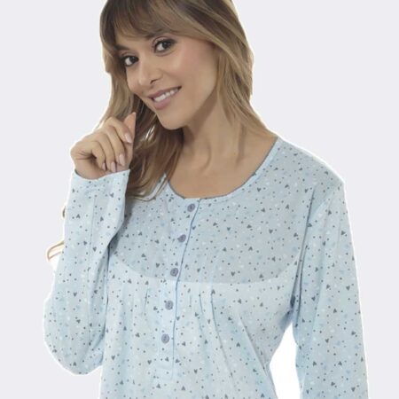 Camisón mujer en punto felpa