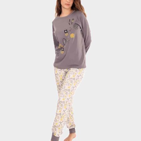 Pijama de mujer de punto felpa