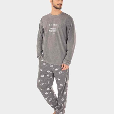 Pijama de hombre de punto fino