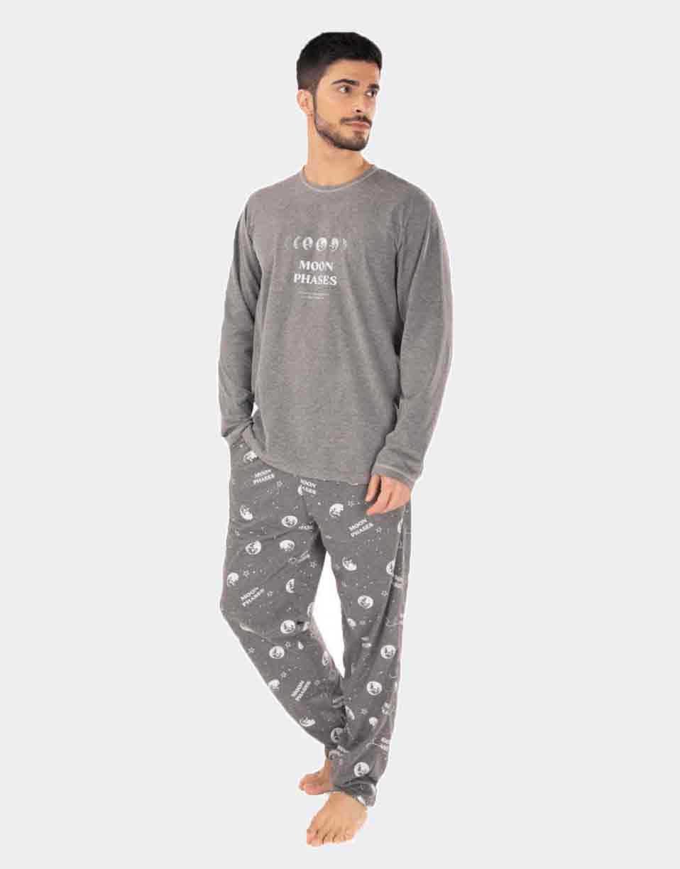 Pijama de hombre de punto fino