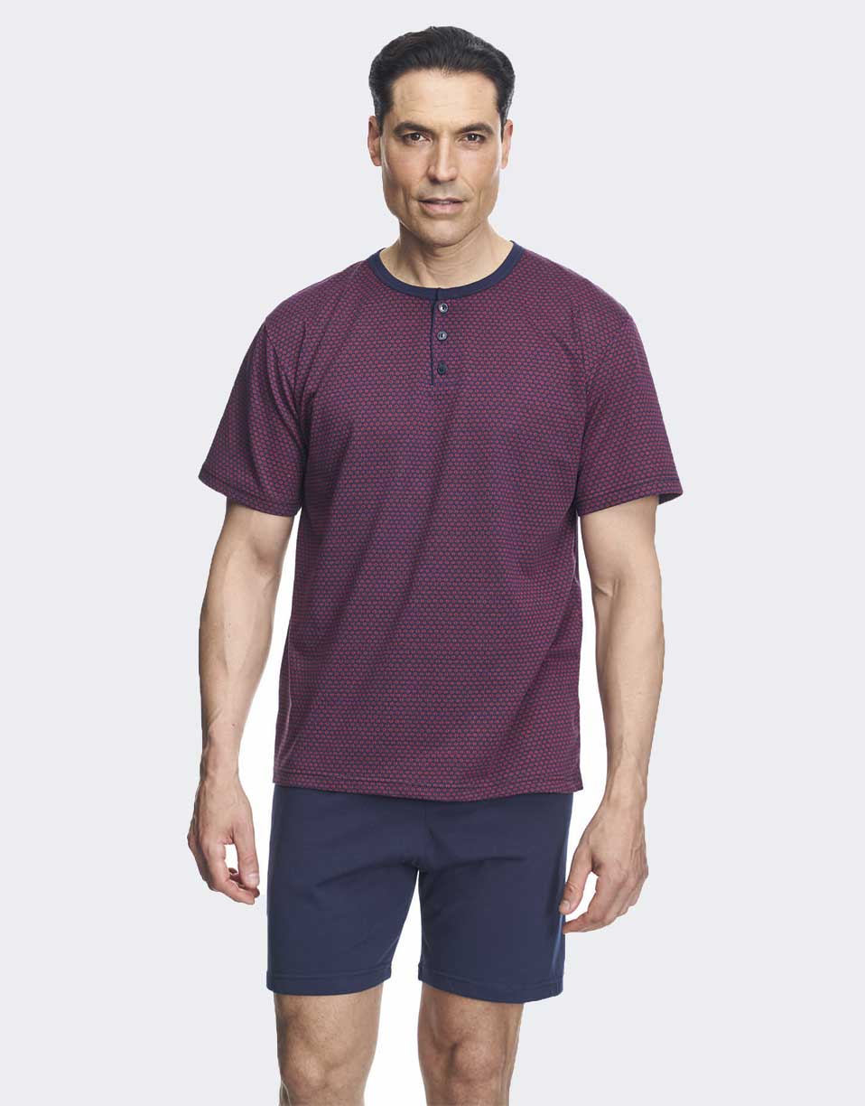 Pijama corto de hombre verano