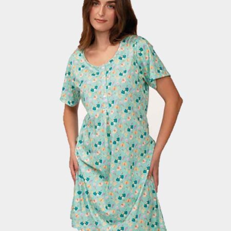 Camisón mujer manga corta algodón