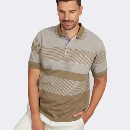 Polo punto piqué manga corta