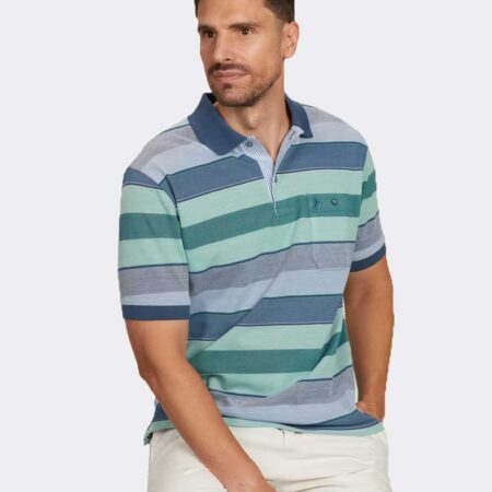 Polo con bolsillos de hombre