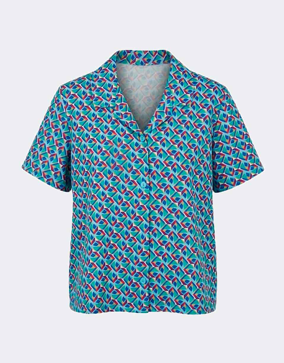 blusa mujer tela bambula verano