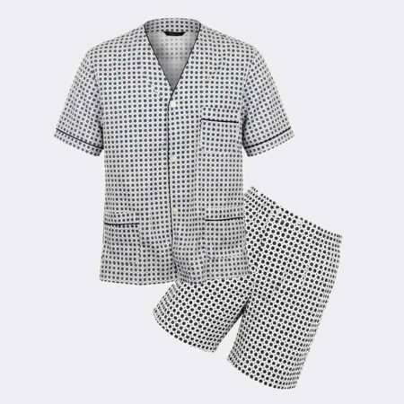 Pijama de hombre tela corto estampado