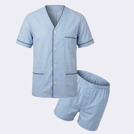 Pijama hombre de tela corto