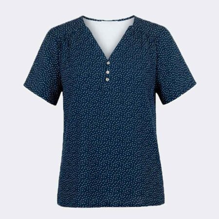 Camiseta mujer tela manga corta