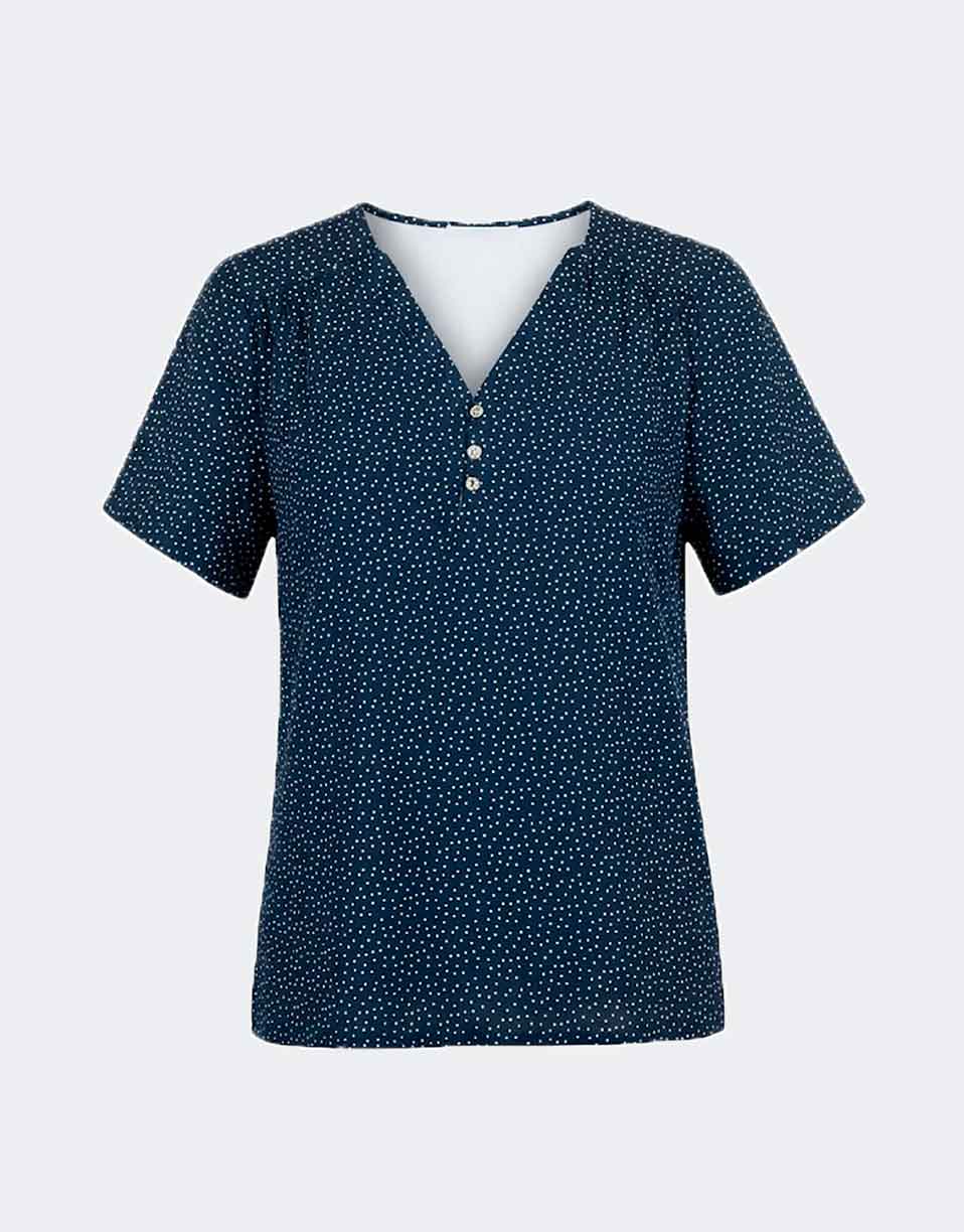 Camiseta mujer tela manga corta